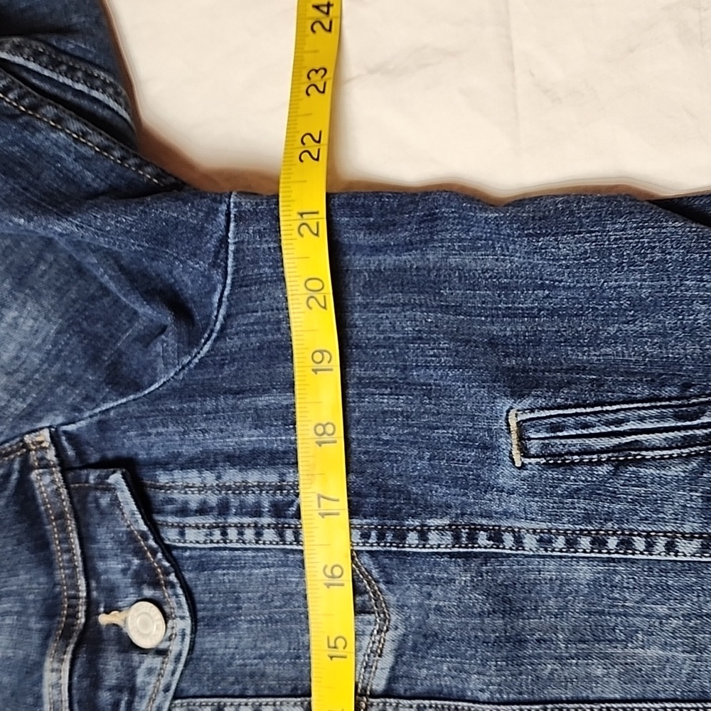 Levi's Denim Trucker Jacket Blue Classic Fit Button Up Jean Jacket XL - Picture 10 of 11